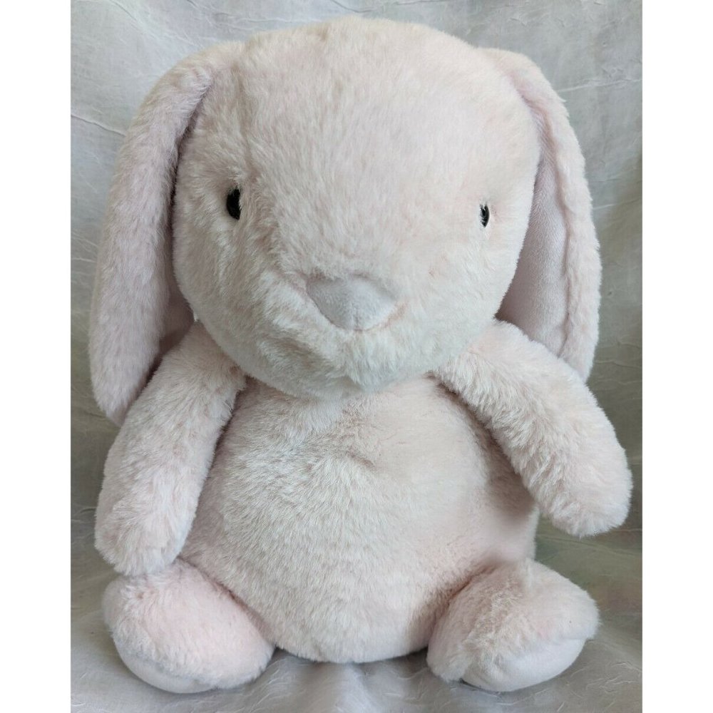 Manhattan Toy Bunny Bumpers Plush Easter Lop Rabbit Pink Chubby Stuffed Animal - Picture 11 of 11